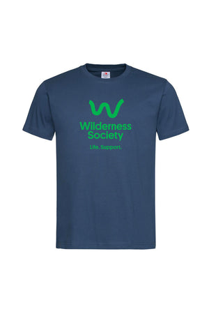 Life Support Men's Organic Cotton Navy Tshirt