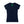 Lapel logo women's Organic Cotton Navy T-shirt