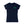 Lapel logo women's Organic Cotton Navy T-shirt